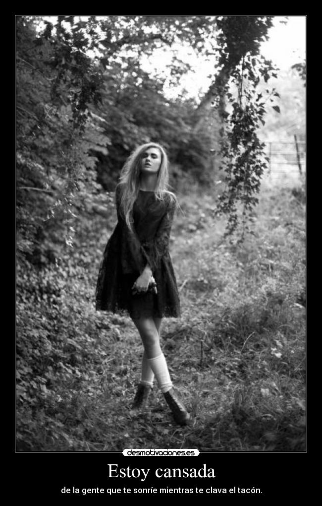 Estoy cansada - 