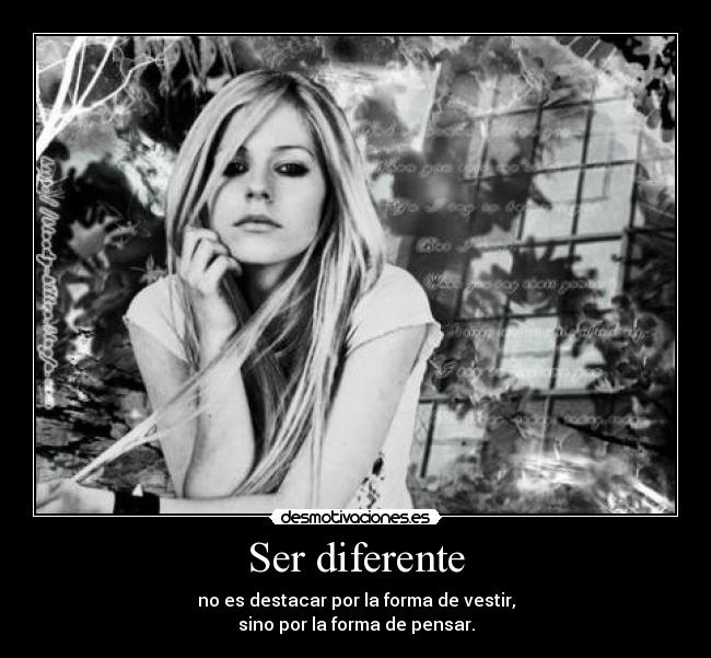 Ser diferente - 