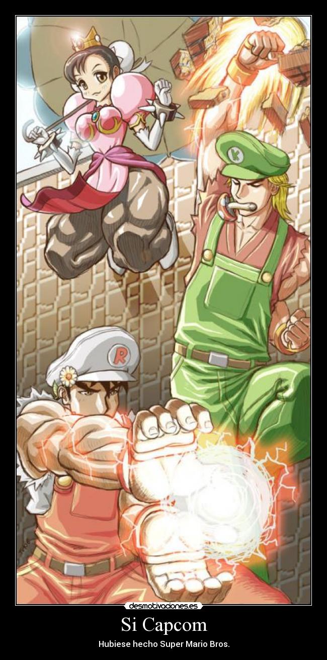 Si Capcom - Hubiese hecho Super Mario Bros.