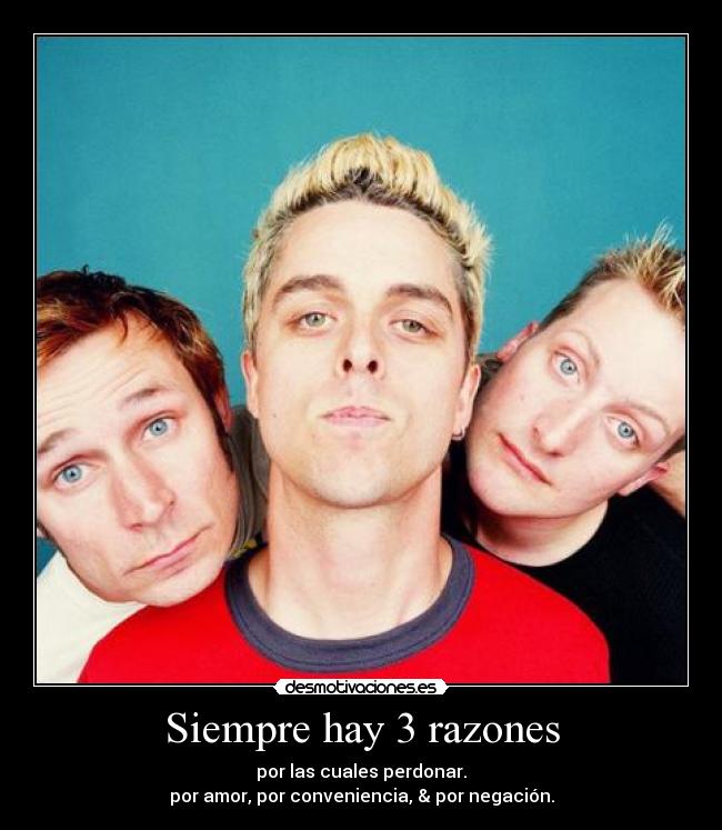 Siempre hay 3 razones -