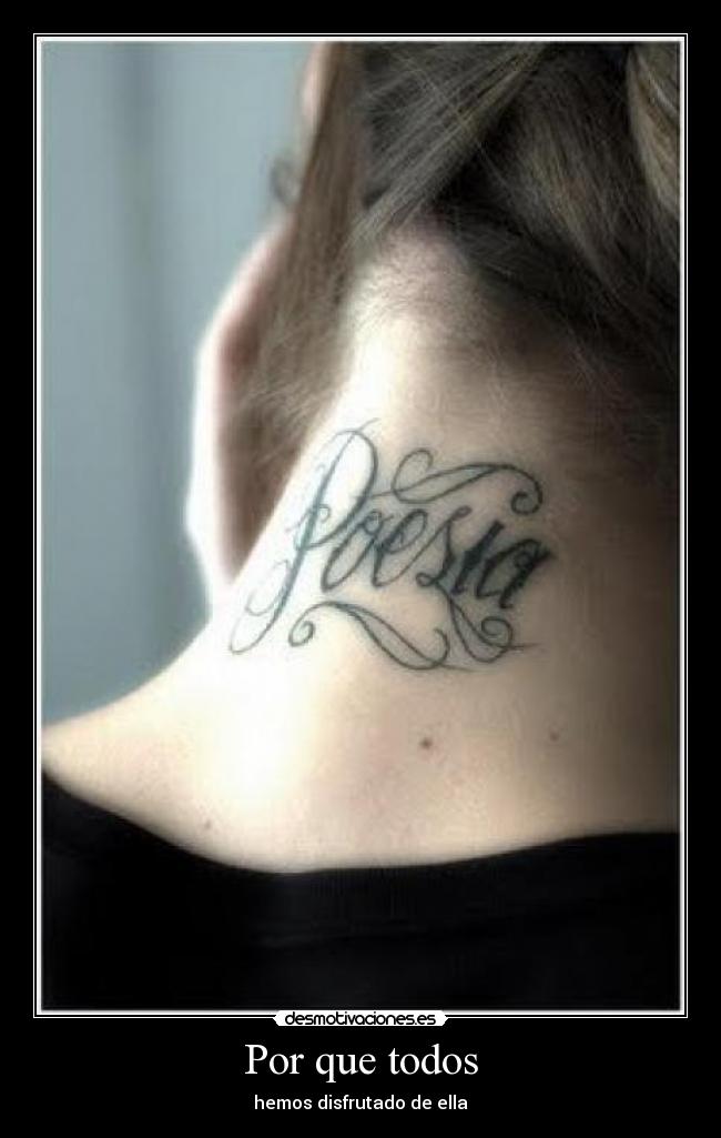 Por que todos - hemos disfrutado de ella