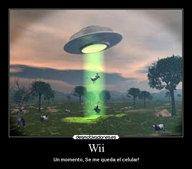 Wii - Un momento, Se me queda el celular!