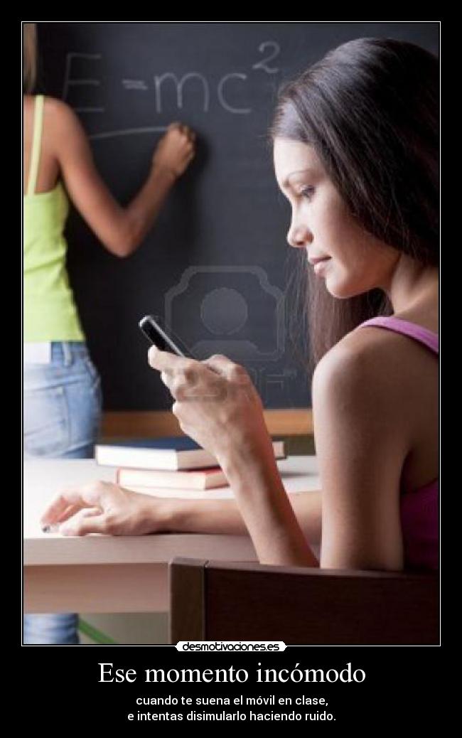 Ese momento incómodo -