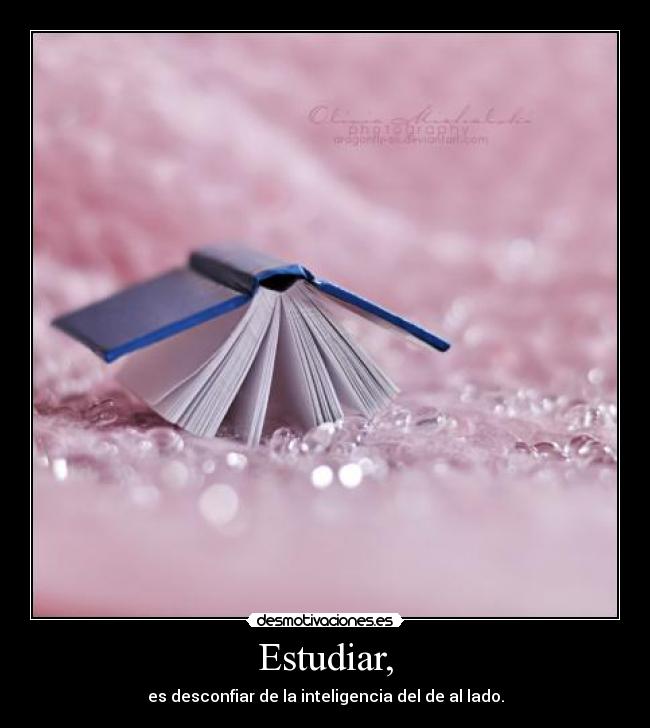 Estudiar, -