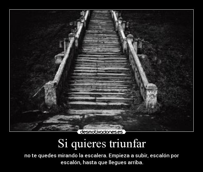 Si quieres triunfar - 