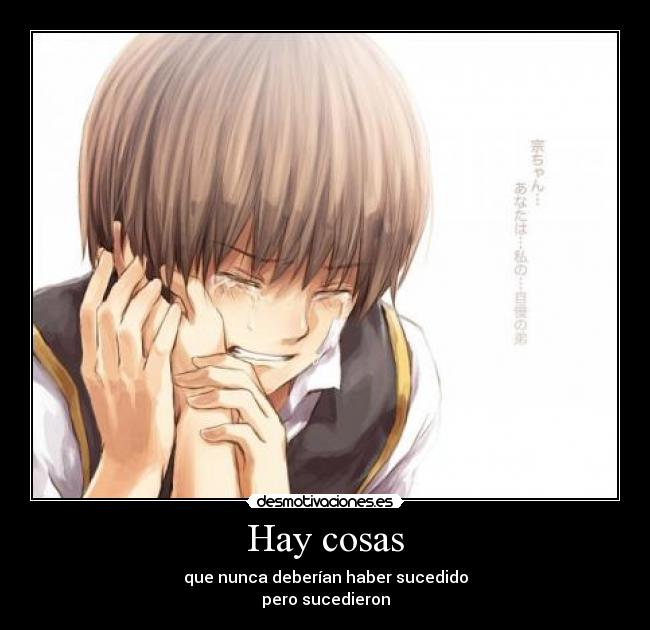 Hay cosas -