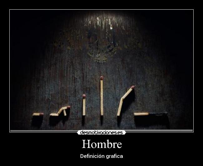 Hombre - Definición grafica
