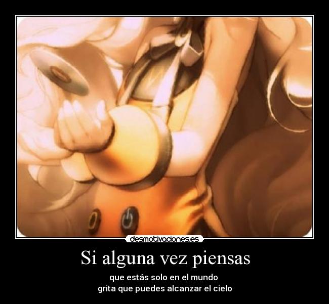 Si alguna vez piensas -