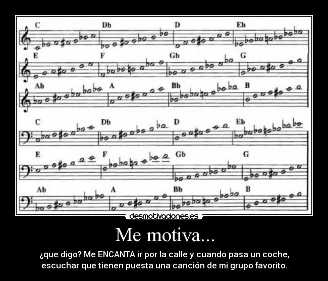 Me motiva... -