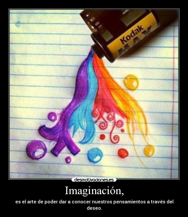 Imaginación, -