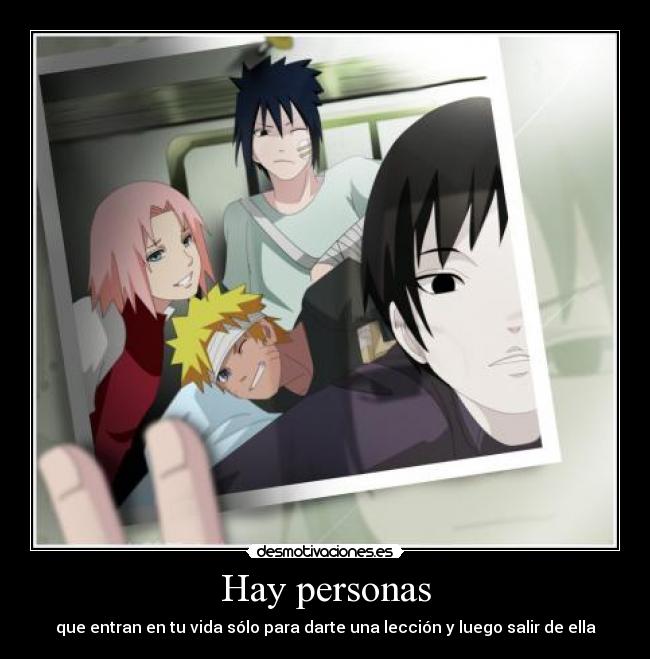 carteles sasuke naruto shippuden sakura sai desmotivaciones