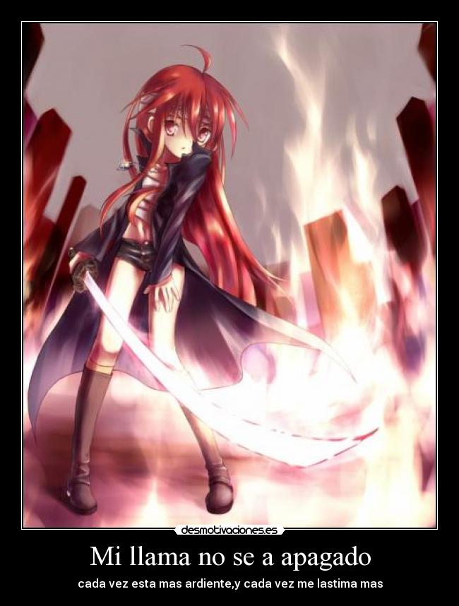 carteles anime shakugan shana desmotivaciones