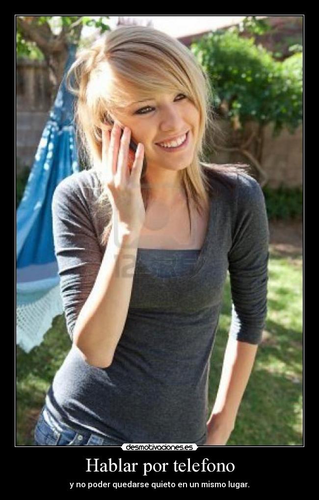 Hablar por telefono -