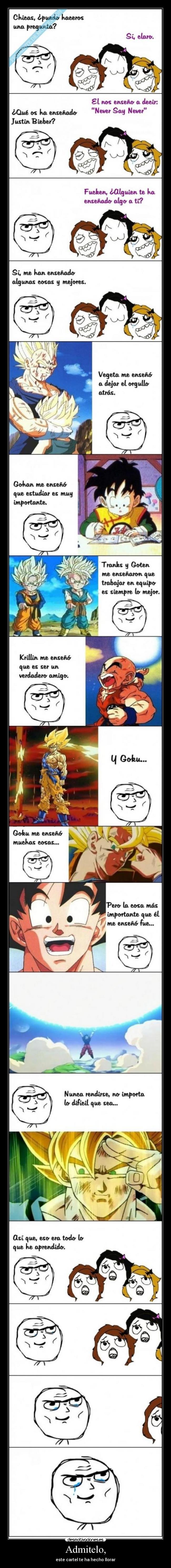 Admitelo, - este cartel te ha hecho llorar