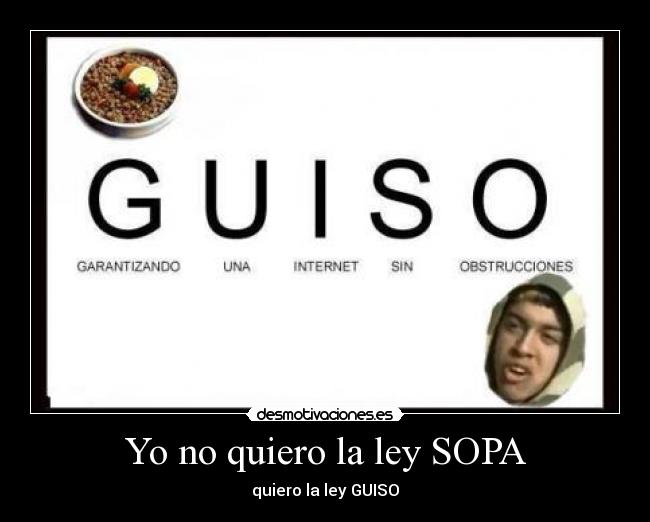 Yo no quiero la ley SOPA - 