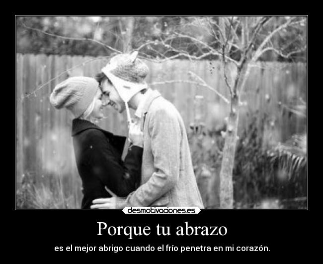 Porque tu abrazo - 