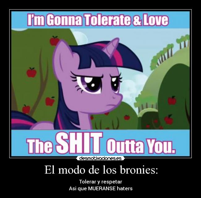 El modo de los bronies: - 