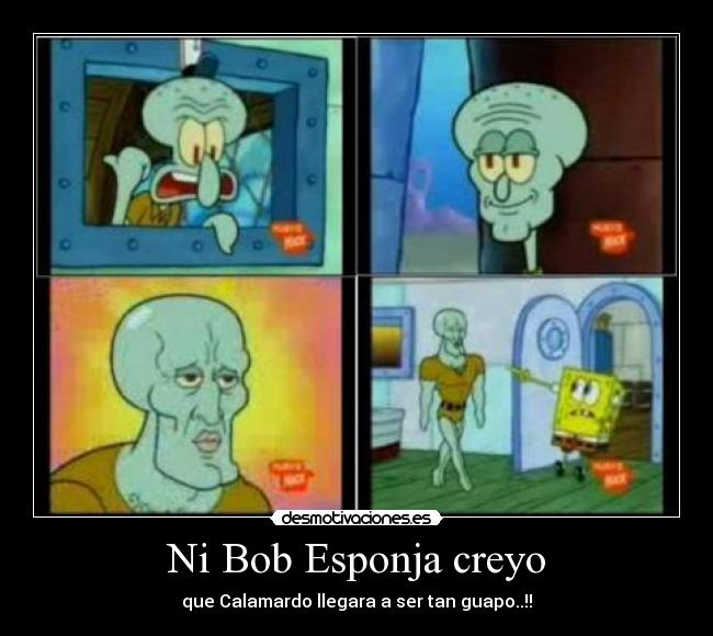 carteles bob esponja desmotivaciones