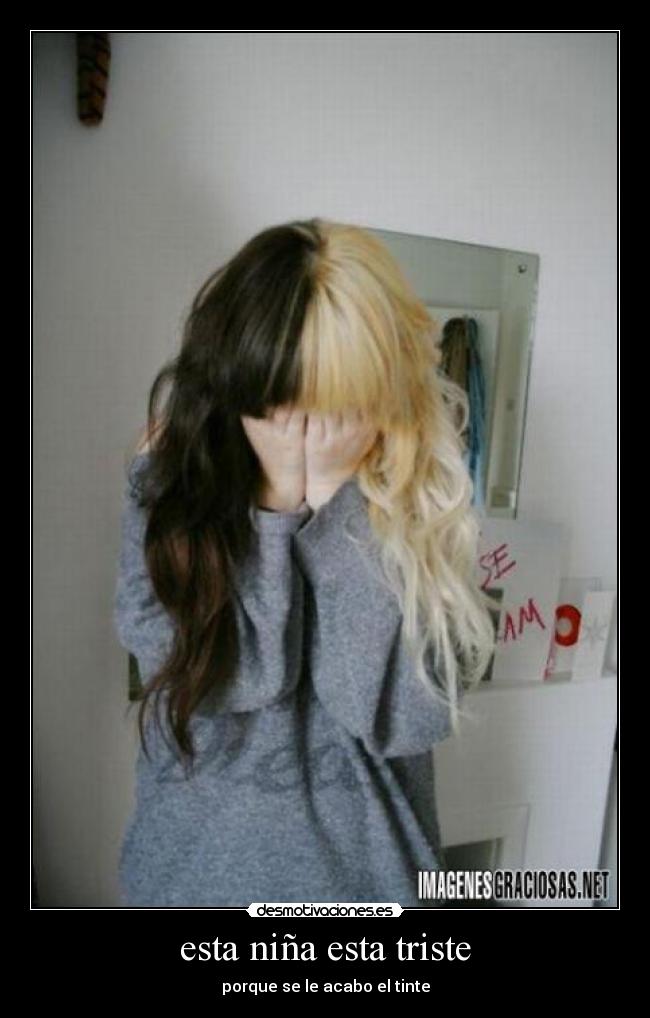 esta niña esta triste -