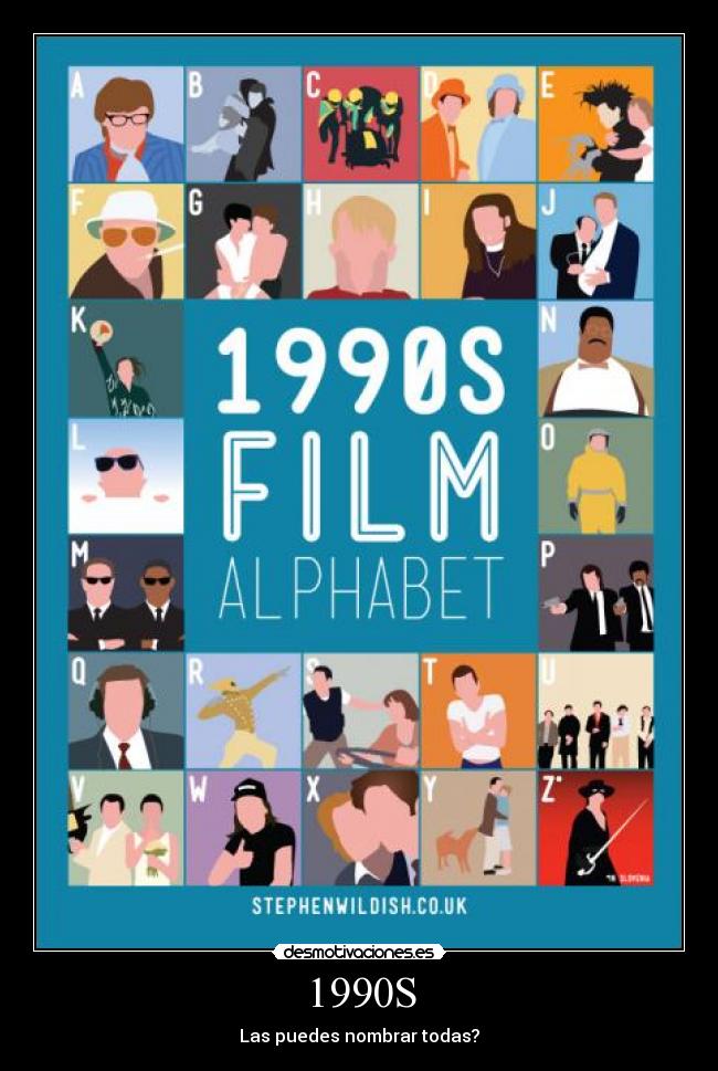 1990S - Las puedes nombrar todas?
