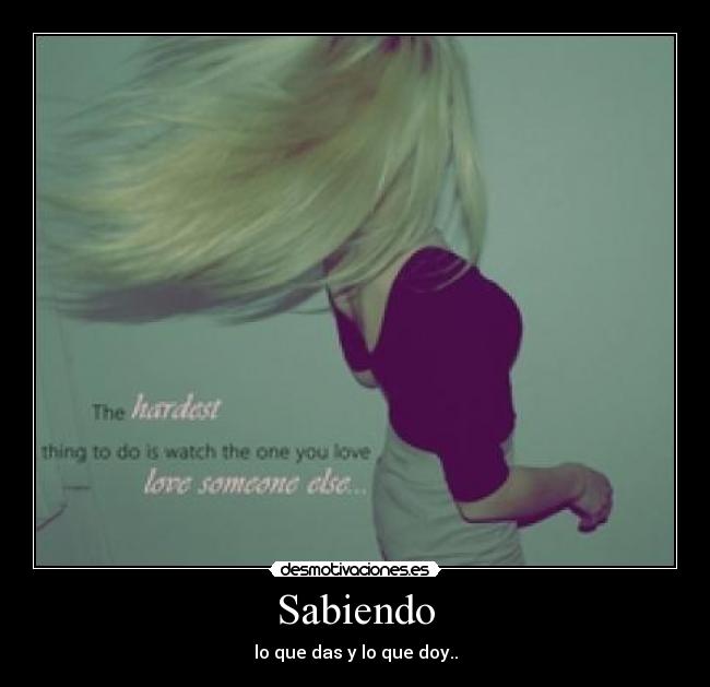 Sabiendo - 