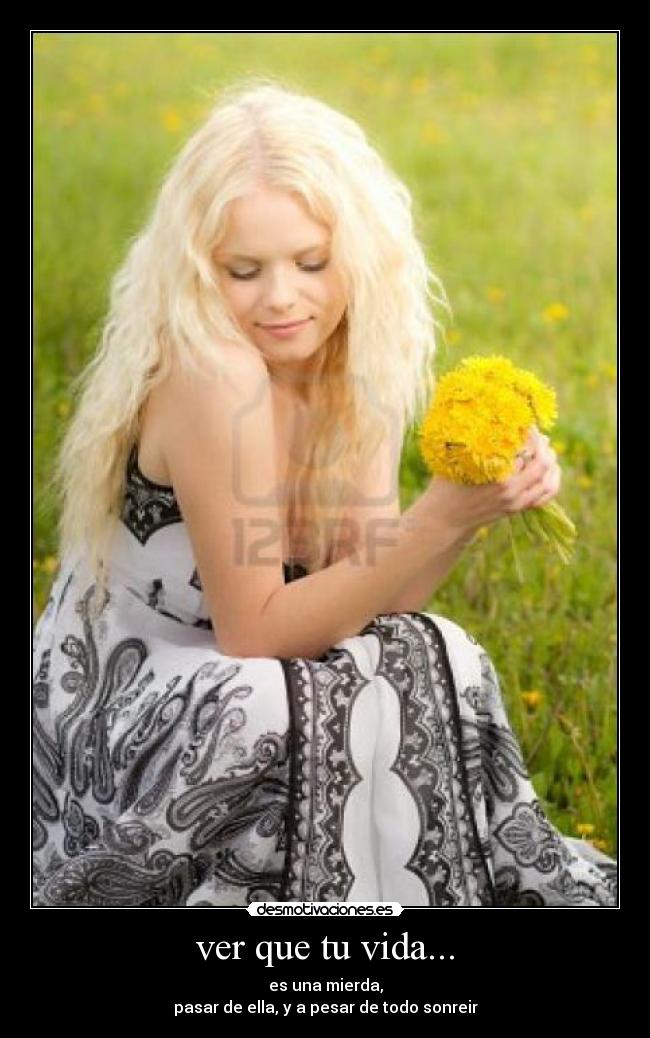 carteles vida siempre una sonrisa desmotivaciones