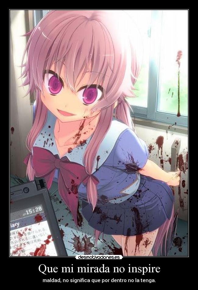 Que mi mirada no inspire -