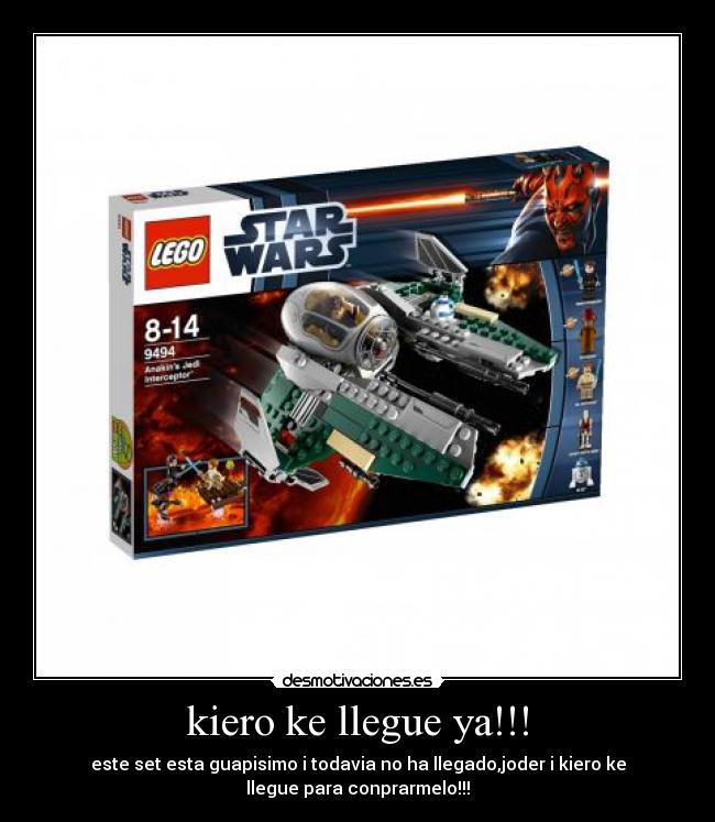 kiero ke llegue ya!!! - este set esta guapisimo i todavia no ha llegado,joder i kiero ke
llegue para conprarmelo!!!