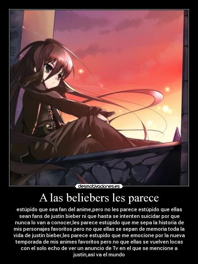 A las beliebers les parece -