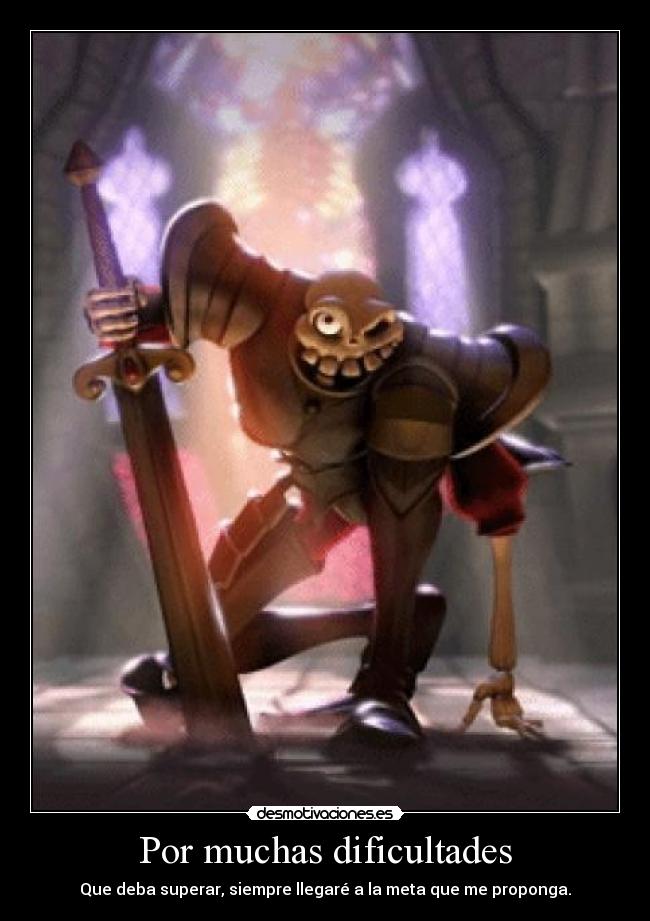 Por muchas dificultades - 