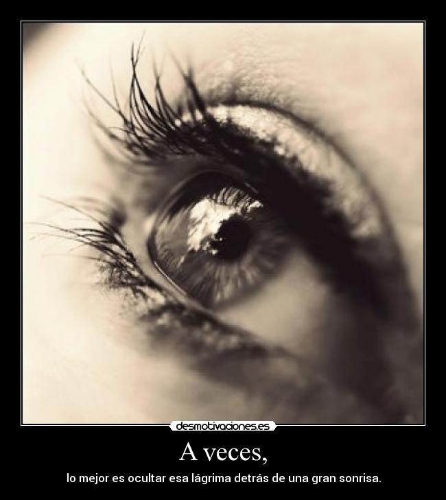 A veces, - 