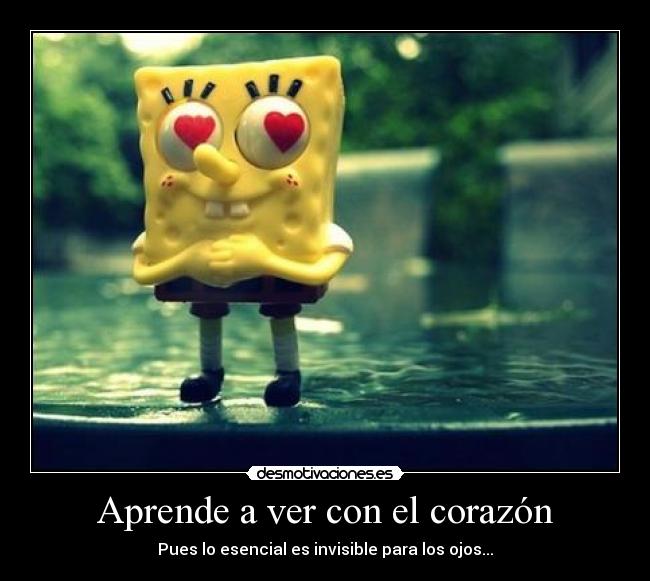 carteles corazon bob esponja desmotivaciones