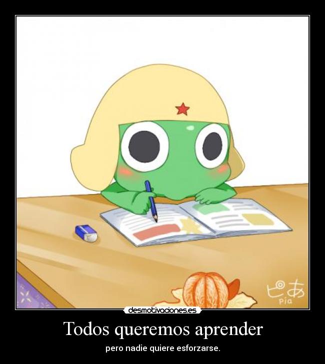 carteles keroro gunso deberes naranilla deviantart ewe desmotivaciones