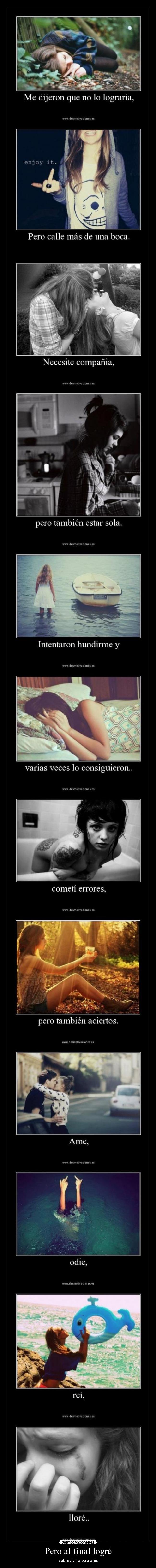 Pero al final logré - 