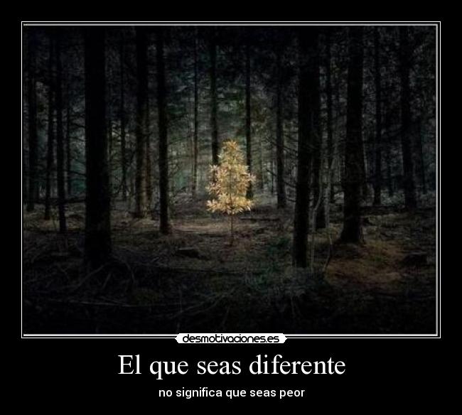 El que seas diferente - 