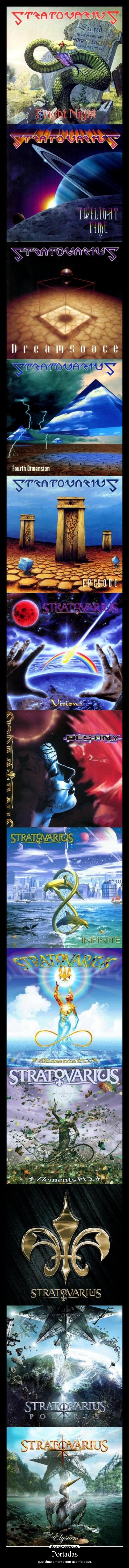 Portadas - que simplemente son asombrosas.