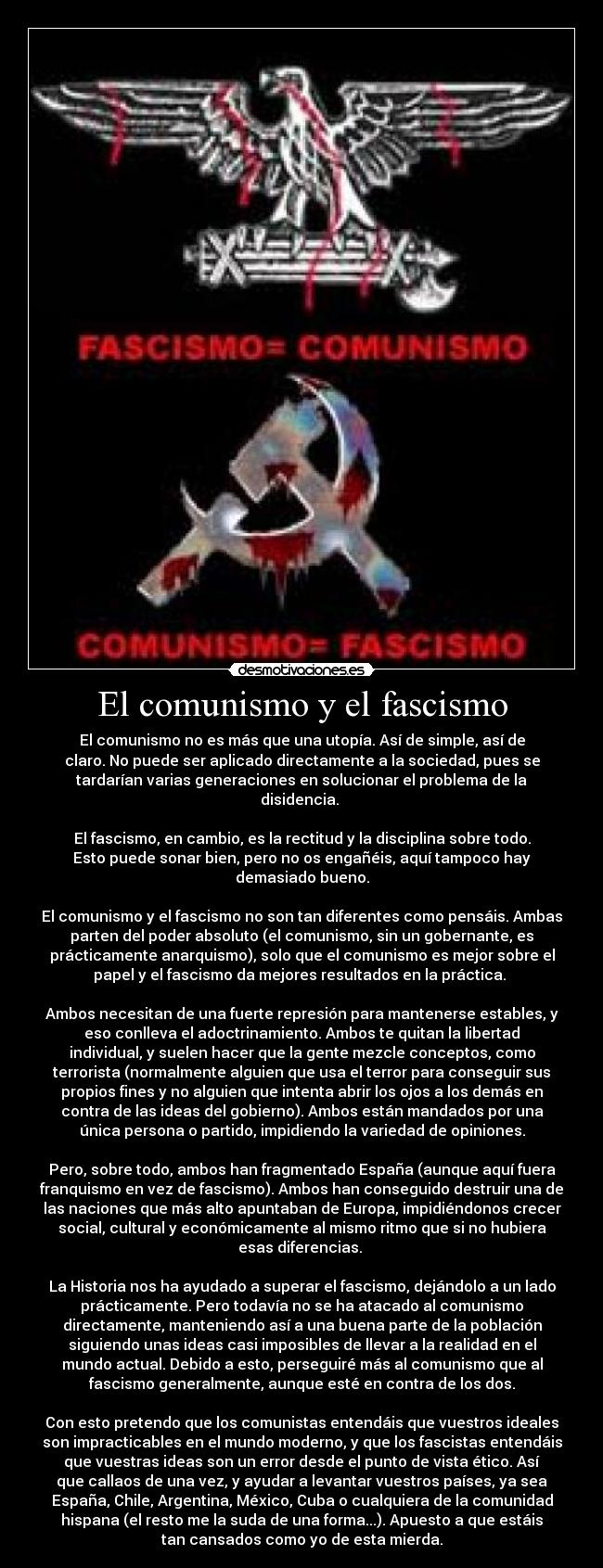 El comunismo y el fascismo - 