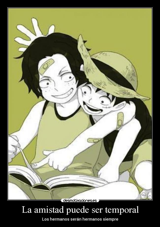 La amistad puede ser temporal -
