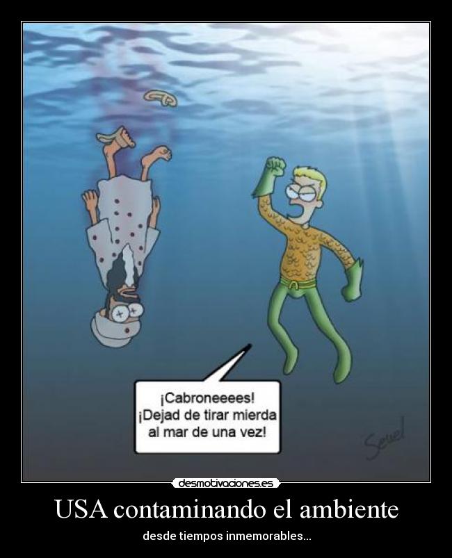USA contaminando el ambiente -