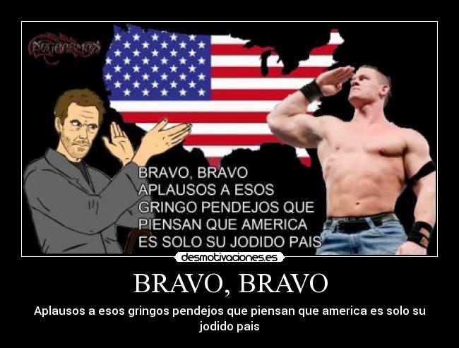 carteles goku house hohn cena america usa bravo aplausos desmotivaciones