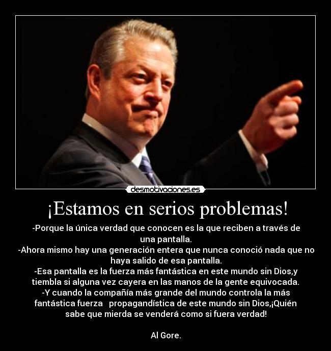 ¡Estamos en serios problemas! - 