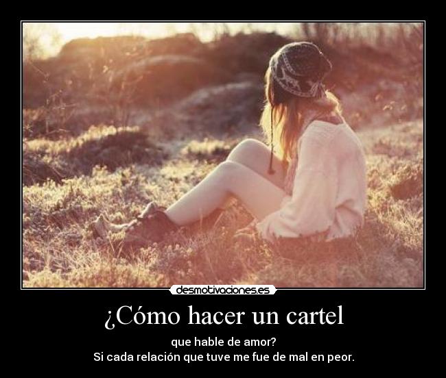 ¿Cómo hacer un cartel -