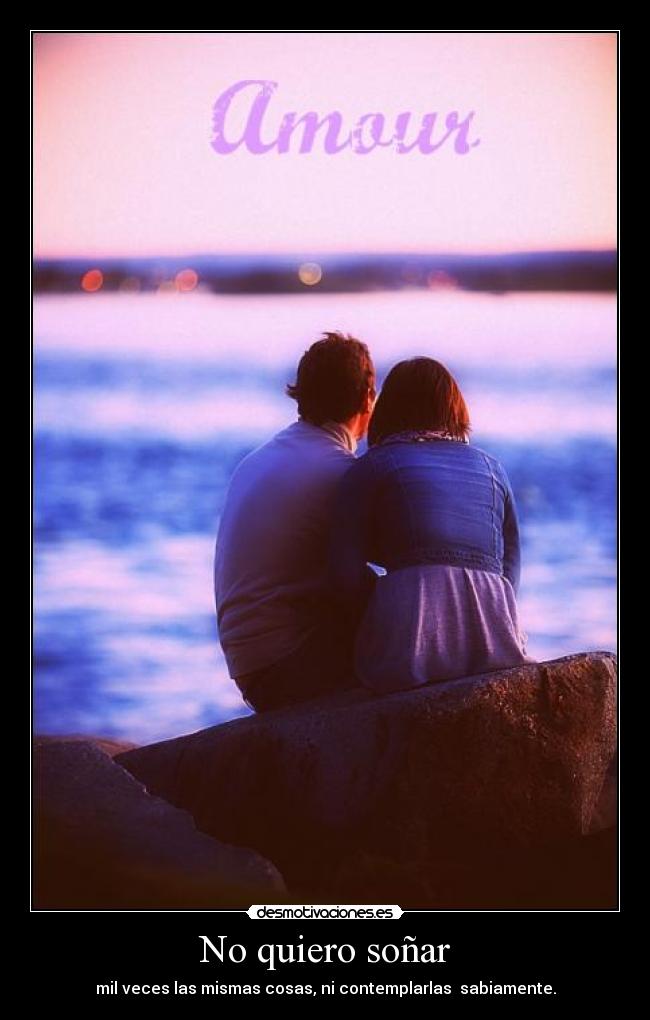No quiero soñar - 