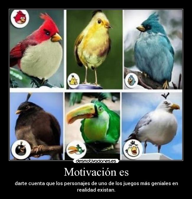 Motivación es - darte cuenta que los personajes de uno de los juegos más geniales en realidad existan.