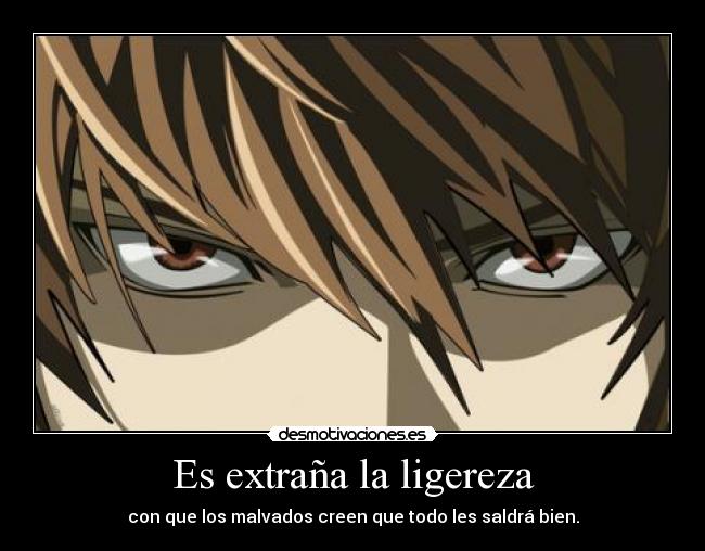 carteles death note ryuk kira ele desmotivaciones