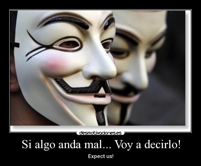 Si algo anda mal... Voy a decirlo! -