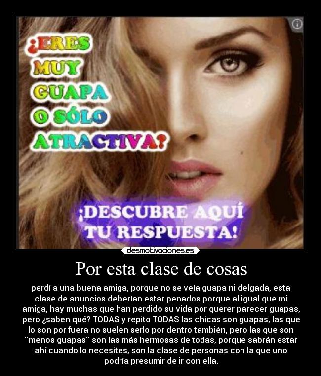 Por esta clase de cosas - 