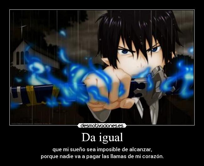 carteles puke rainbows okumura rin exorcist jumjum desmotivaciones