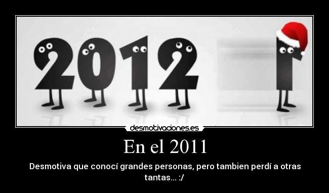 En el 2011 -