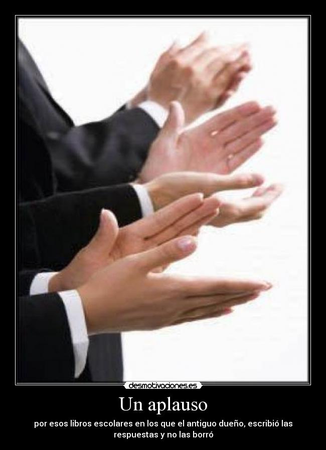 Un aplauso - 